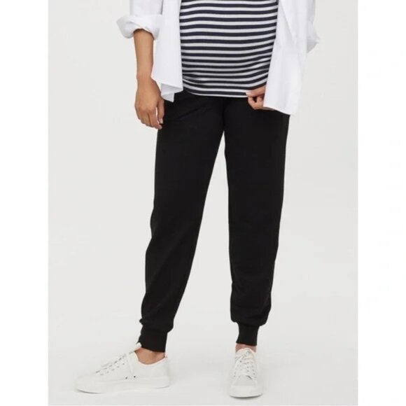 H&M • Mama Maternity Joggers in Black • Medium - Picture 10 of 10